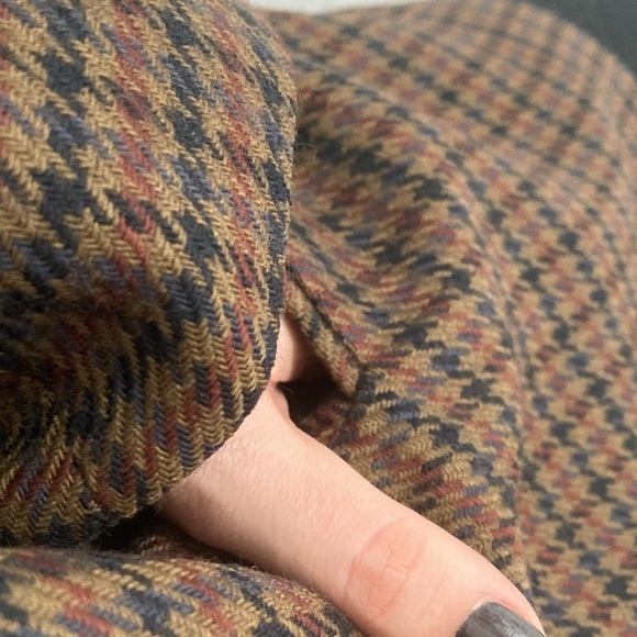 Vintage checked brown blazer - Picture 4 of 8